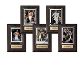 San Antonio Spurs Starting Five Plaque Bundle Wembanyama Fox Castle Vassell Champagnie