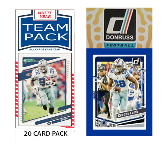 Dallas Cowboys Team Pack 20 Cards Emmit Smith + 2023 Donruss Team Set