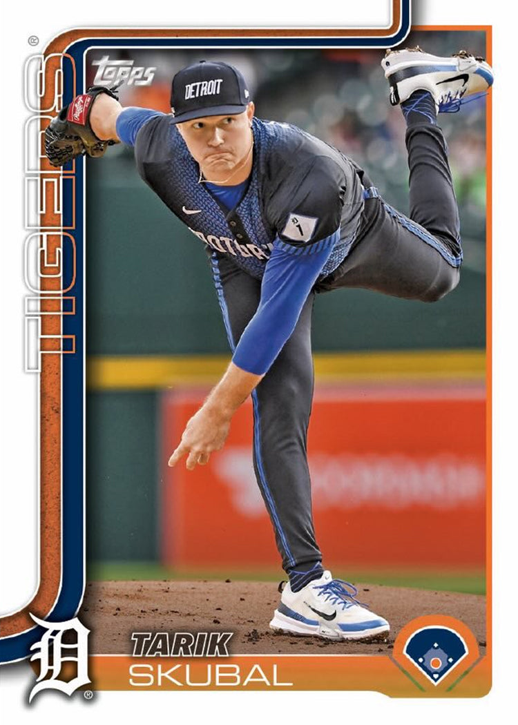 2025 Topps Series 1 Baseball Team Set 14 Cards Detroit Tigers Skubal Dingler RC