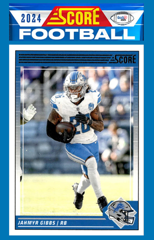 2024 SCORE NFL Detroit Lions Team Set Jahmyr Gibbs Amon Ra Barry Sanders
