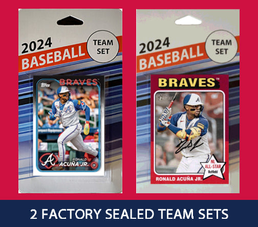 2024 Topps Series 1 Heritage 1975 Team Set Atlanta Braves Acuna Strider