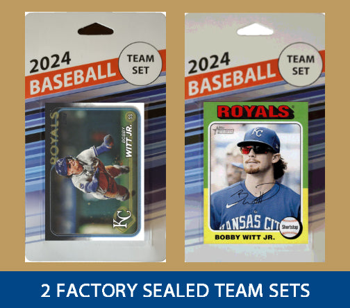 2024 Topps Series 1 Heritage Team Set Kansas City Royals Bobby Witt Perez