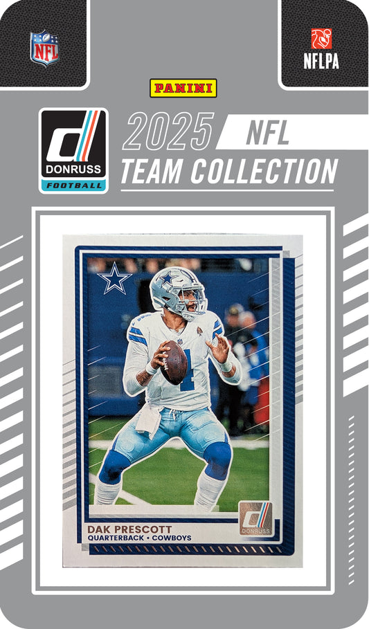 2025 Donruss NFL Factory Sealed Team Set Dallas Cowboys - Emmit Smith Dak Lamb