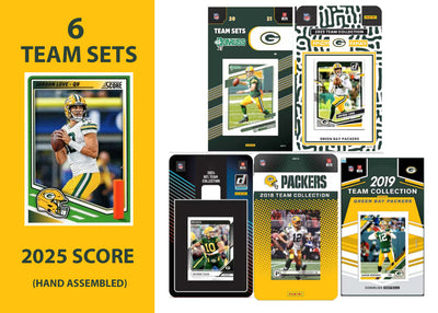 2025 SCORE Green Bay Packers Team Set Bundle 2024 2023 2021 2019 Donruss