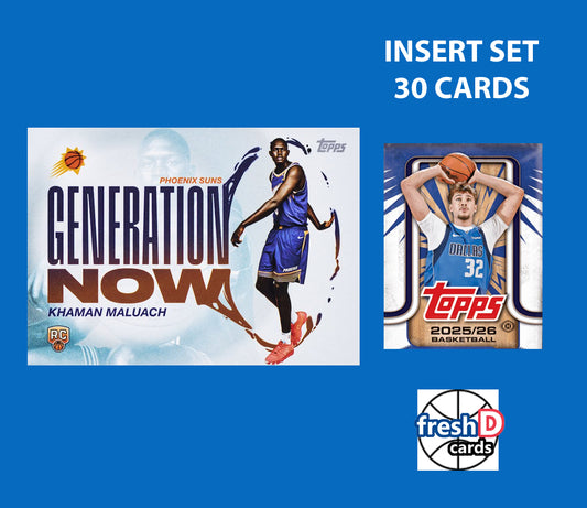 2025-26 Topps NBA Generation NOW Cooper Flagg Harper Kon Knueppel Edgecombe