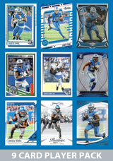 Jahmyr Gibbs 9 Card Player Pack  2024 2025 Donruss Panini Score Detroit Lions