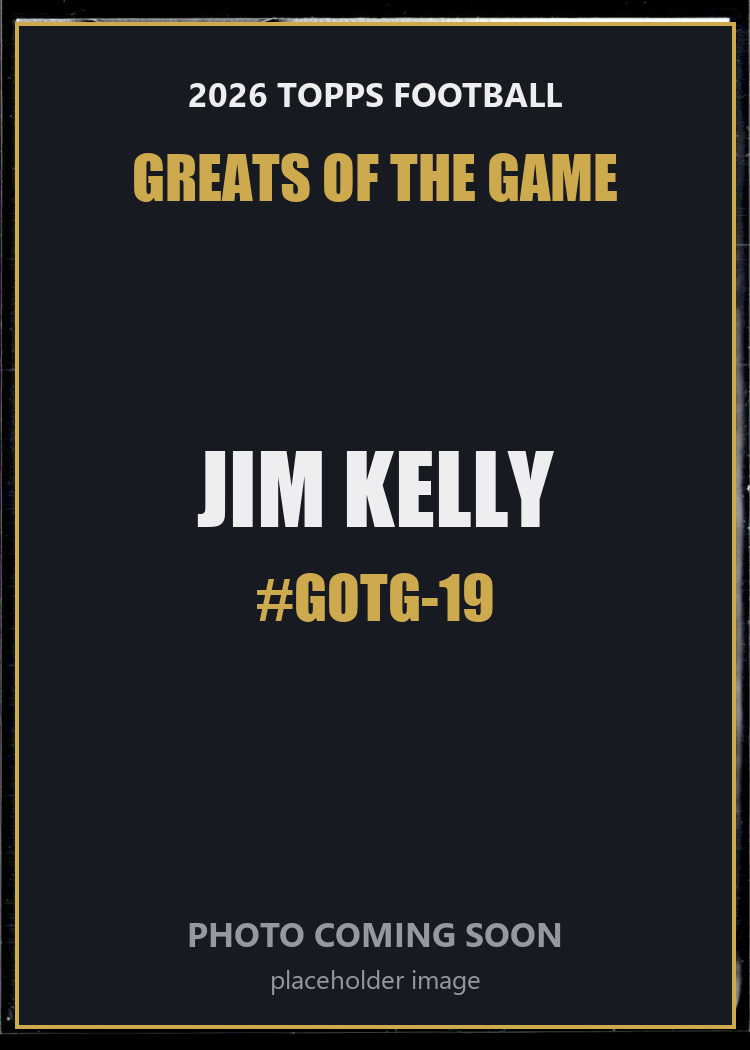 Jim Kelly GOTG-19 2026 Topps Football Greats of the Game