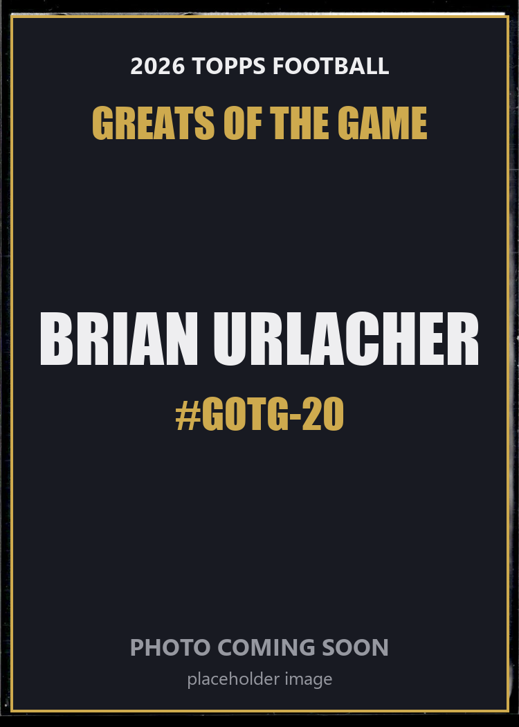 Brian Urlacher GOTG-20 2026 Topps Football Greats of the Game