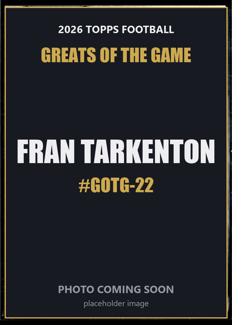 Fran Tarkenton GOTG-22 2026 Topps Football Greats of the Game