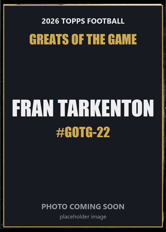 Fran Tarkenton GOTG-22 2026 Topps Football Greats of the Game