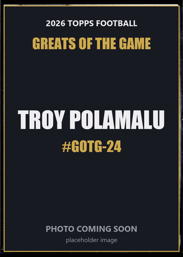 Troy Polamalu GOTG-24 2026 Topps Football Greats of the Game