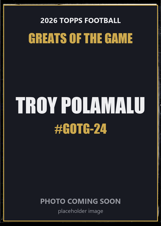 Troy Polamalu GOTG-24 2026 Topps Football Greats of the Game