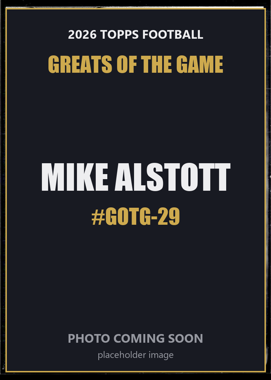 Mike Alstott GOTG-29 2026 Topps Football Greats of the Game