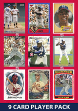 Hank Aaron Atlanta Braves 9 Card Legend Pack Topps Bowman 2025 2024 2023