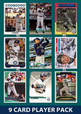 Ichiro Seattle Mariners 9 Card Legend Pack 2025 2024 2023 Topps Bowman