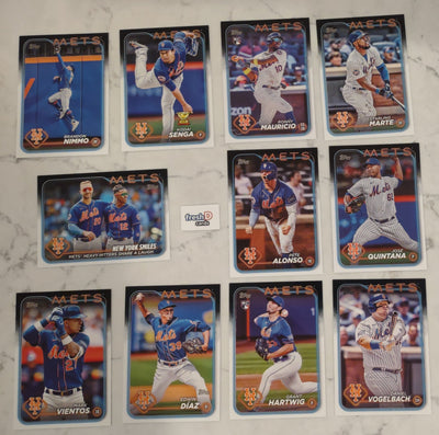 2024 Topps Series 1 Team Set In Hand New York Mets Ronny Mauricio RC