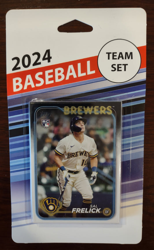 2024 Topps Series 1 Team Set Milwaukee Brewers Sal Frelick RC