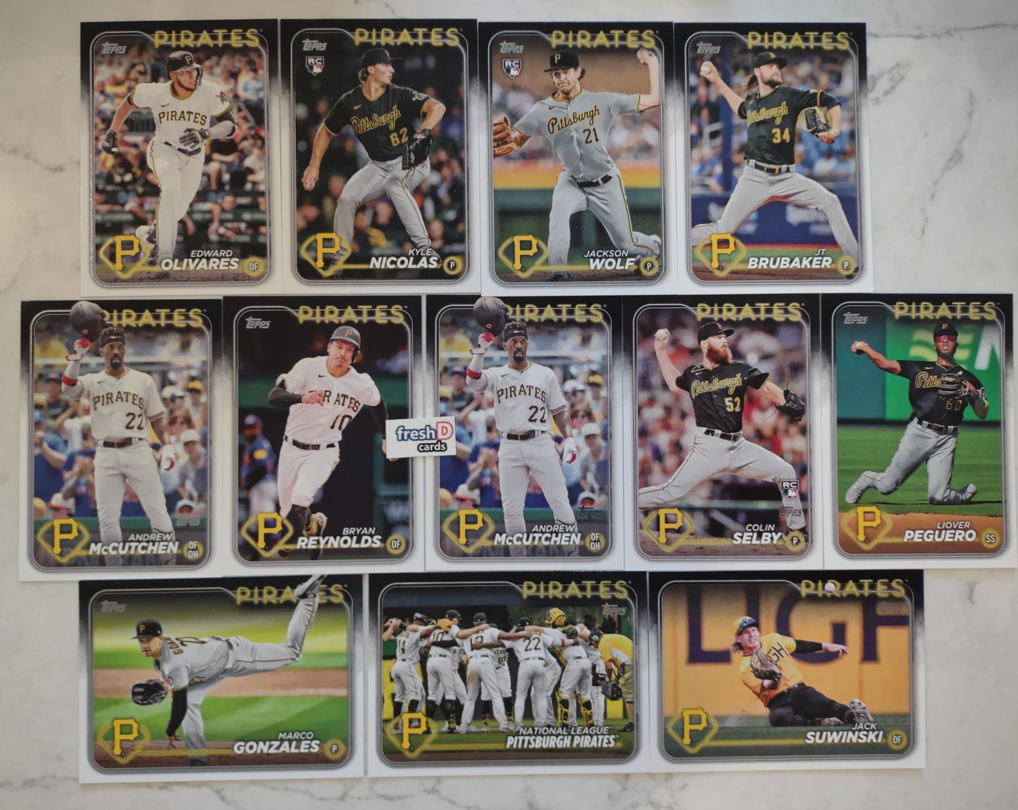 2024 Topps Series 2 Team Set Pittsburgh Pirates Andrew MCutchen