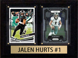 Jalen Hurts 2024 2023 Donruss Score Panini Card Plaque 6x8 Philadelphia Eagles
