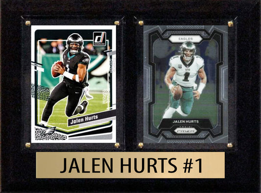 Jalen Hurts 2024 2023 Donruss Score Panini Card Plaque 6x8 Philadelphia Eagles