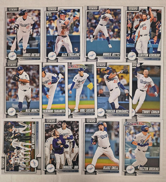 2026 Topps Series 1 Baseball Card Team Set Los Angeles Dodgers Shohei Ohtani Betts