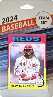 2024 Topps Heritage 1975 Team Set Cincinnati Reds Elly De La Cruz RC