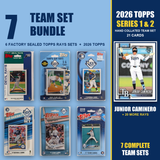 Topps Tampa Bay Rays Team Sets 2006 2009 2010 2011 2017 2018 Factory Sealed + 2026 Series 1 & 2 Junior Caminero