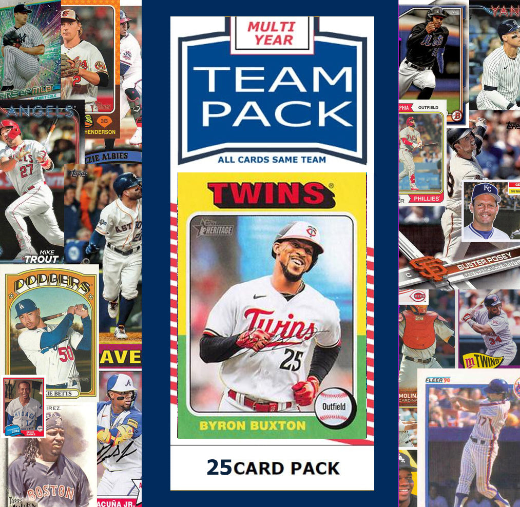 Minnesota City Team Pack Twins Vikings Timberwolves 2024 2023 2025 Jefferson Buxton Edwards