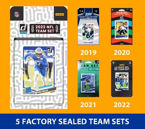 2023 Donruss Los Angeles Rams Team Set MultiPack 2023 2022 2021 2020 2019 Nacua RC