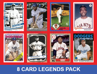 Negro League Legends 8 Card MLB  Pack 2025 2024 Topps Bowman Paige Josh Gibson Jackie