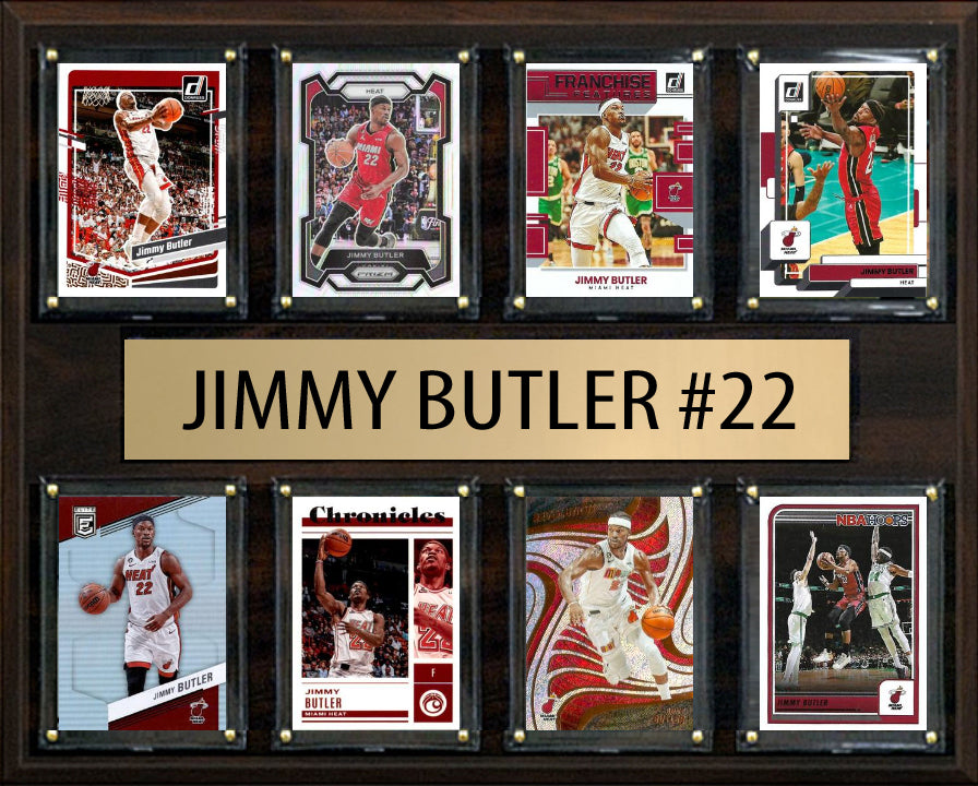 Jimmy Butler #22 8 Card Plaque Donruss Hoops Fleer 2025 2024 Miami Heat