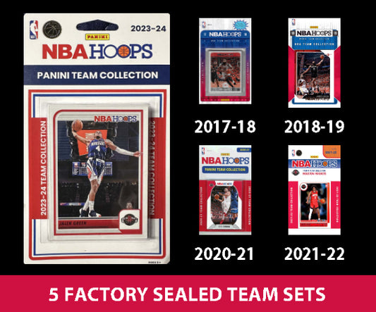 2023-24 NBA HOOPS Houston Rockets Team Set MultiPack Jalen Green 2022 2018 2019