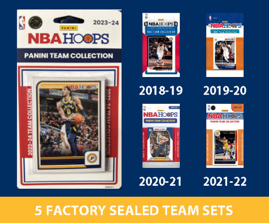 2023-24 NBA HOOPS Indiana Pacers Team Set Halliburton 2022 2018 2019