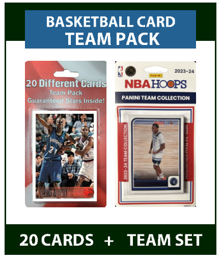 Minnesota Timberwolves KG 20 Cards + 2023-24 HOOPS Team Set Anthony Edwards