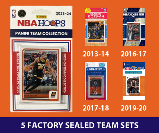 2023-24 NBA HOOPS Phoenix Suns Team Set MultiPack Durant Booker 2022 2015 2013 2014