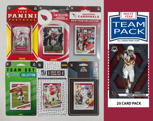 Donruss Arizona Cardinals Team Sets 2024 2023 2021 2020 2016 2015 + Multiyear Pack 2025 Larry Fitzgerald