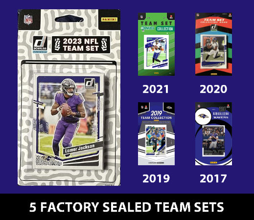 2023 Donruss Baltimore Ravens Team Set MultiPack 2021 2020 2019 2017 Lamar Jackson