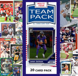 20 Card Team Pack Baltimore Ravens 2025 Score 2024 Donruss Lamar Jackson
