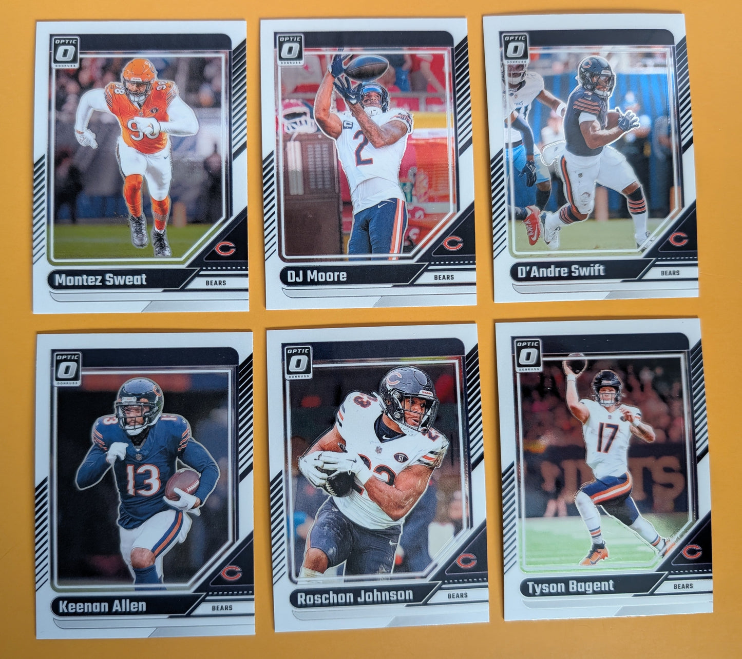 2024 Donruss Optic NFL Team Pack Chicago Bears DJ Moore