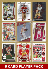 Christian McCaffrey 9 Card Player Pack 2023  2024 2025 Donruss Panini SF 49ers