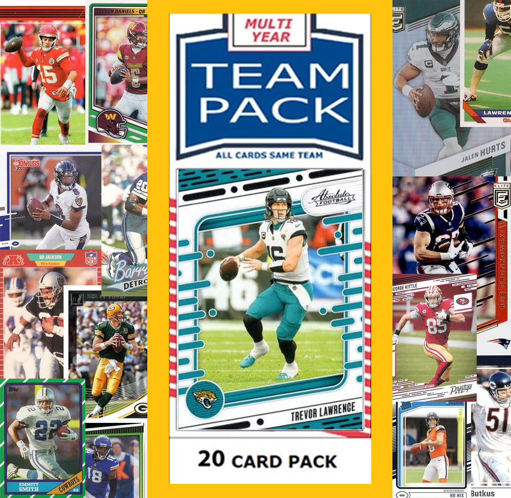 2025 Donruss NFL Factory Team Set  + 20 Card Pack Jacksonville Jaguars 301 Travis Hunter RC