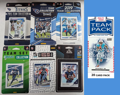 Donruss Tennessee Titans 7 Football Card Team Sets 2024 2023 2021 2019 2016 2025 Calvin Ridley