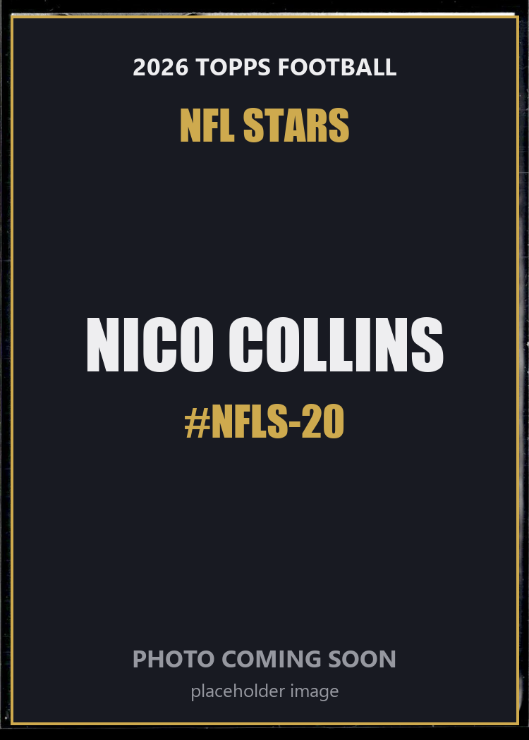 Nico Collins NFLS-20 2026 Topps Football NFL Stars