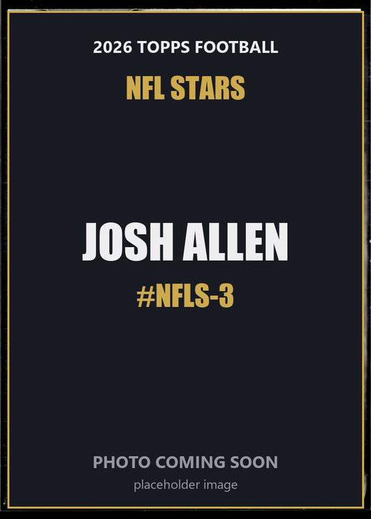 Josh Allen NFLS-3 2026 Topps Football NFL Stars