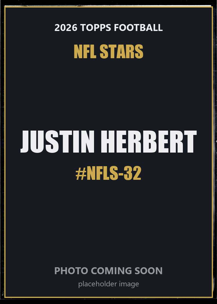 Justin Herbert NFLS-32 2026 Topps Football NFL Stars