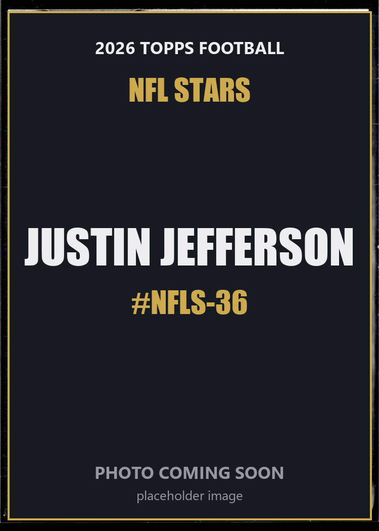 Justin Jefferson NFLS-36 2026 Topps Football NFL Stars
