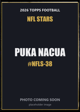 2026 Topps Football Puka Nacua NFL Stars #NFLS-38
