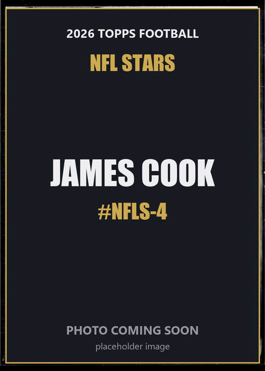 James Cook NFLS-4 2026 Topps Football NFL Stars