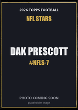 2026 Topps Football Dak Prescott NFL Stars #NFLS-7