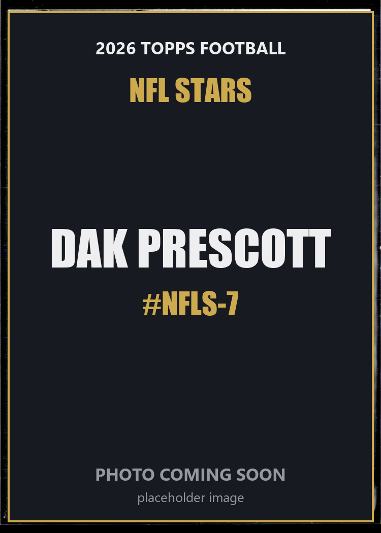 Dak Prescott NFLS-7 2026 Topps Football NFL Stars